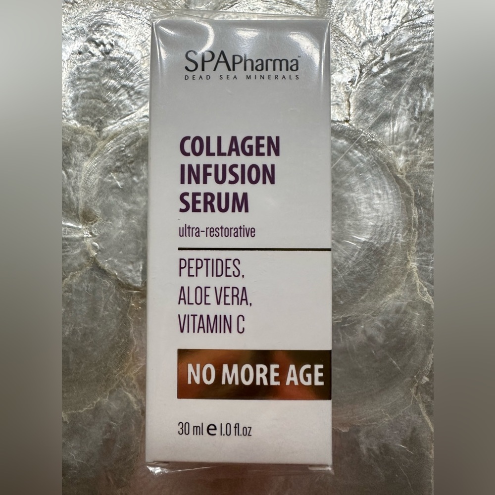 SPA Pharma Dead Sea Minerals COLLAGEN INFUSION SERUM -PEPTIDES.AloeVera.VITAMINC